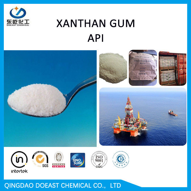 Oil Drilling Grade Xanthan Gum White / Yellowish Powder C35h49o29