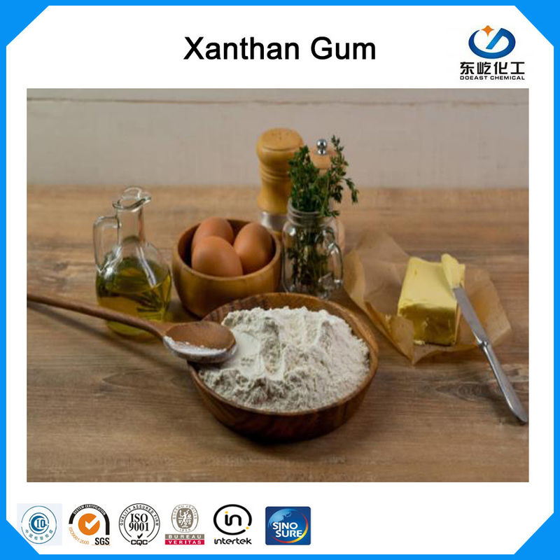 80 Mesh Water Soluble Xanthan Gum Food Grade Polysaccharide High Viscosity Efficient Thickener